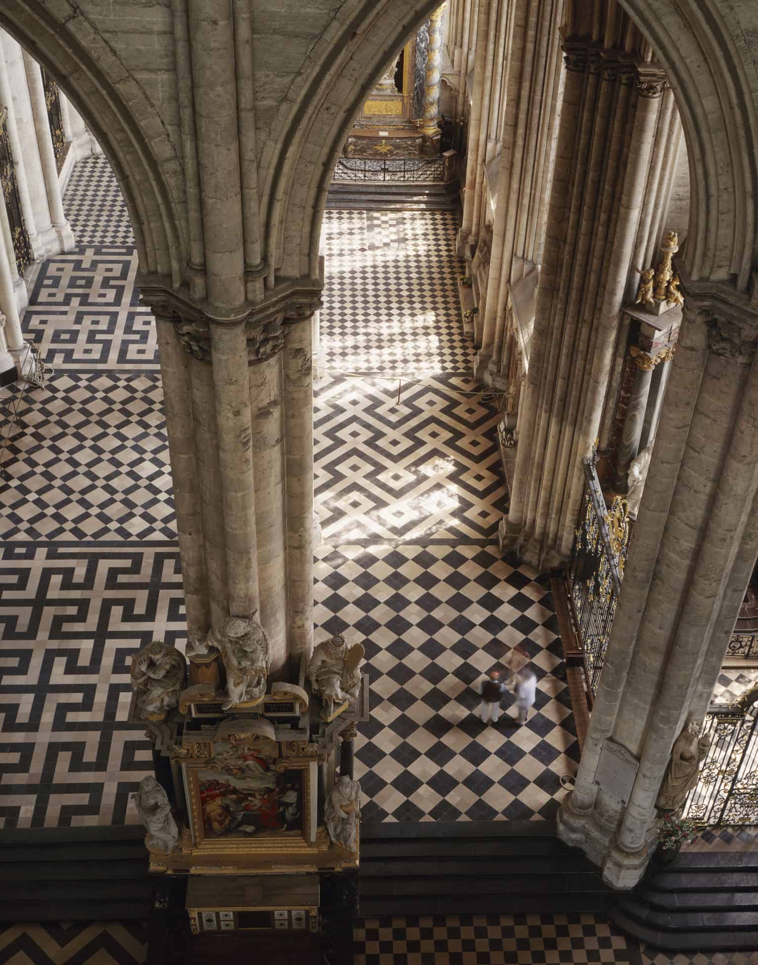 Cathédrale Notre-Dame d'Amiens, côté bras sud du transept © Patrick Muller - Centre des monuments nationaux