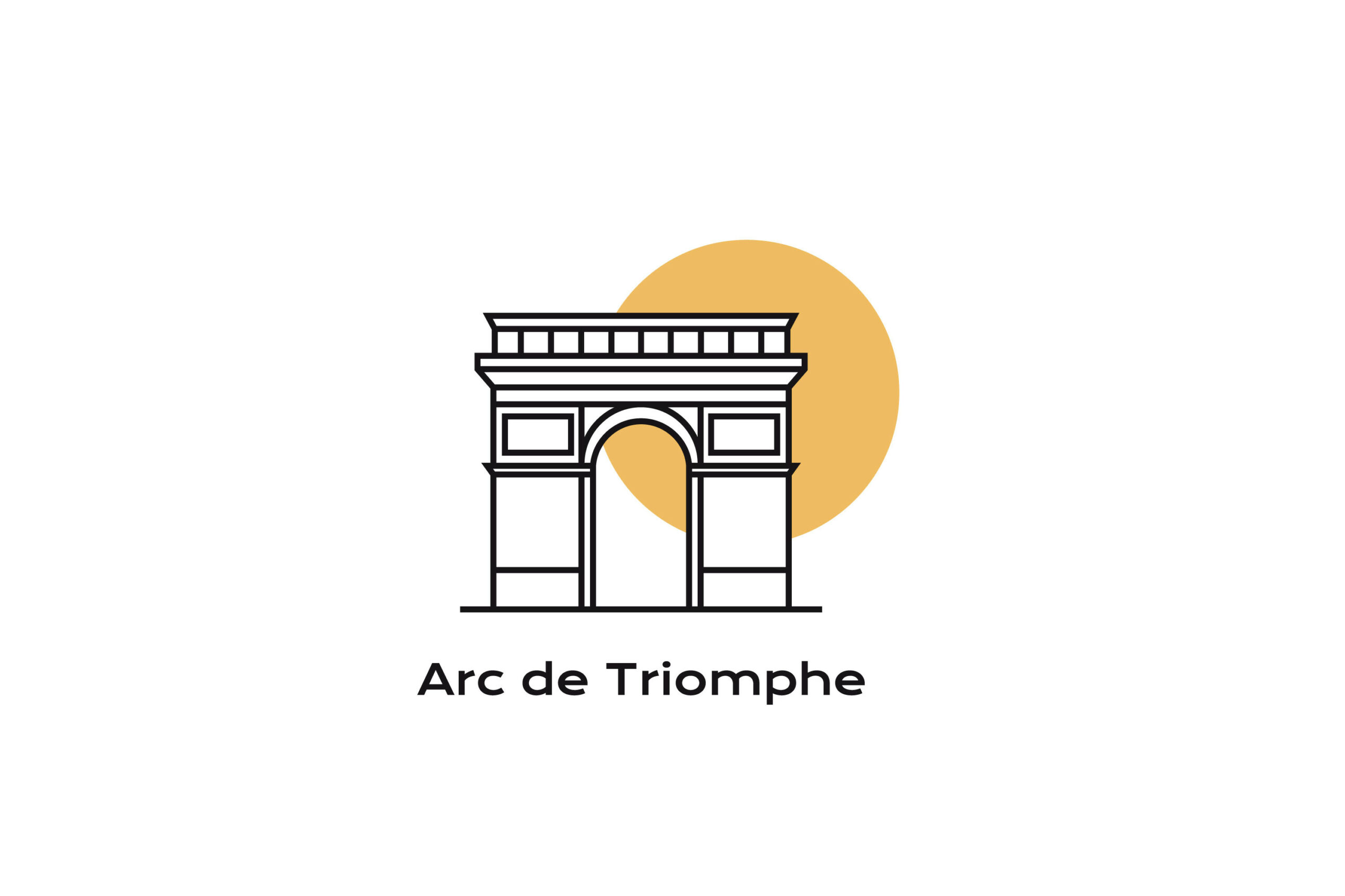 Line-art-Arc-de-Triomphe-Logo-design-Graphics-18415944-1