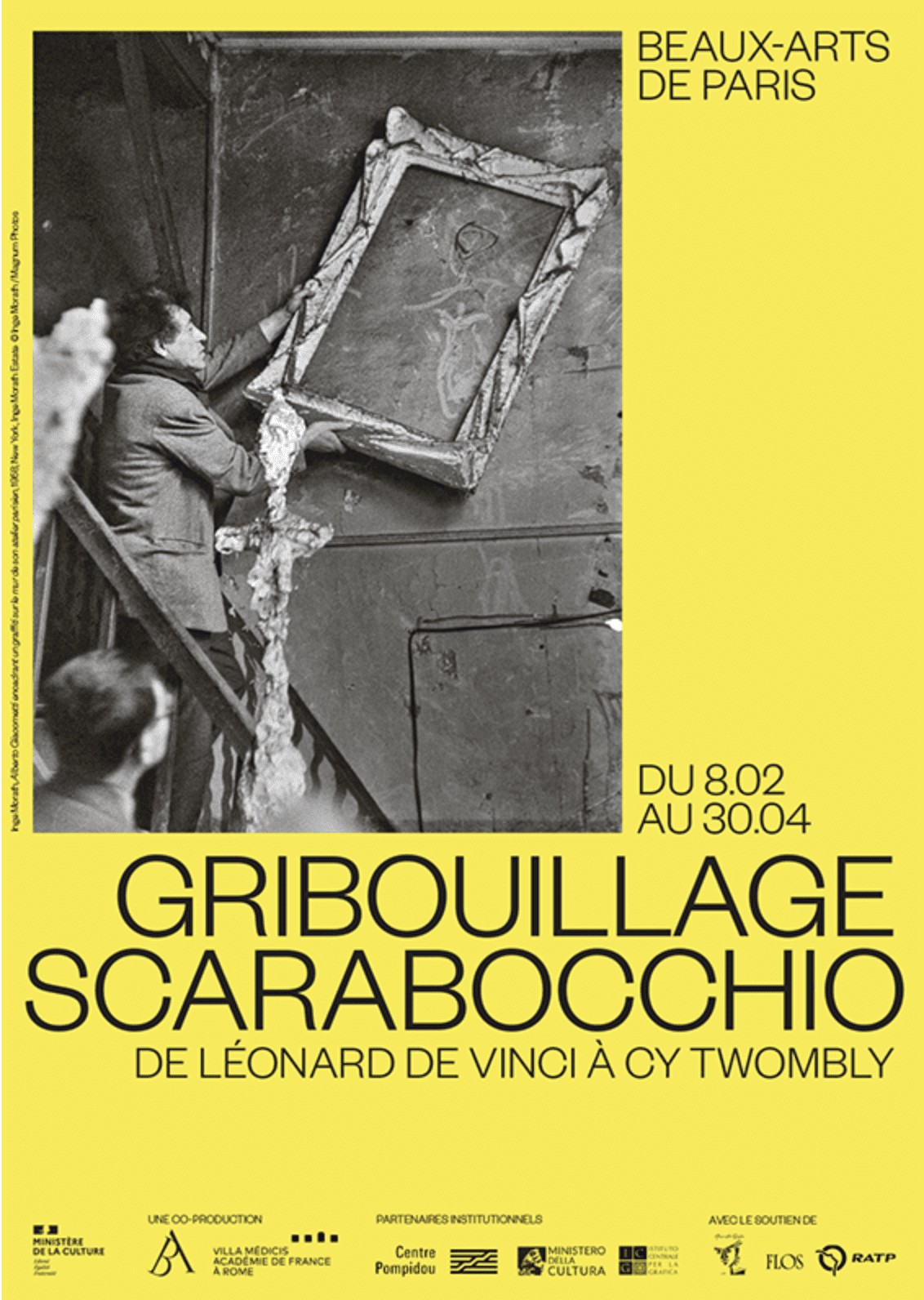Affiche Gibouillage/ Scarabocchio De Léonard de Vinci à Cy Twombly