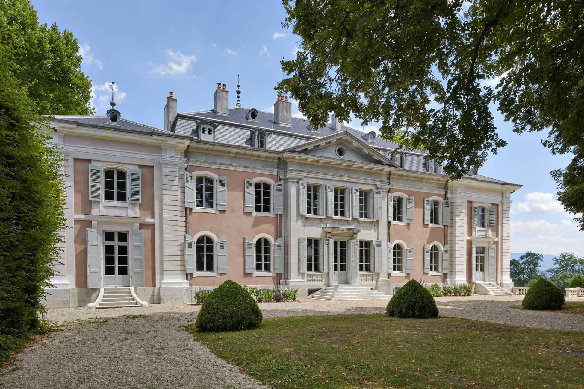 Château de Voltaire, façade sur parc