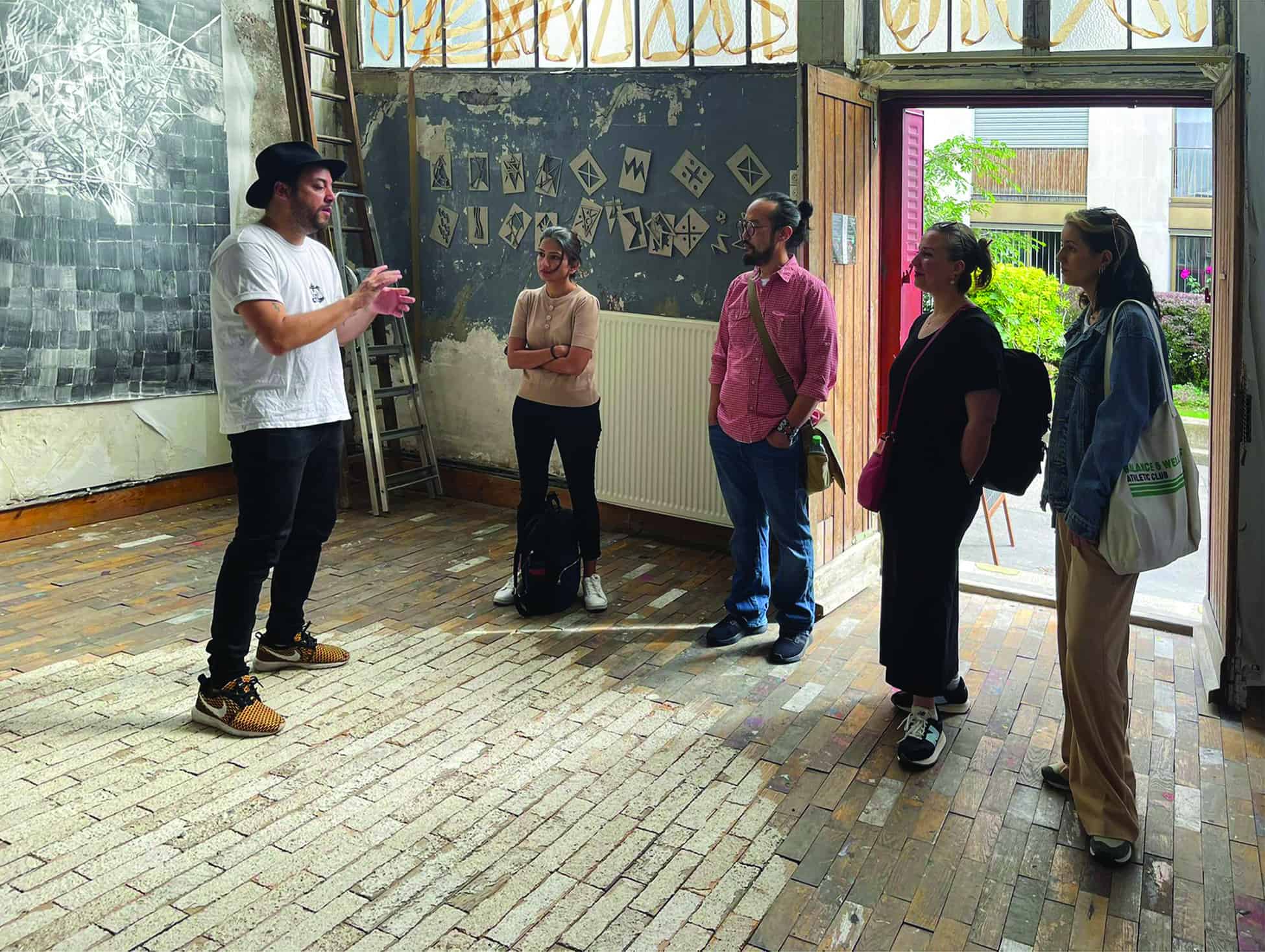 Didier Clain briefing ©Atelier 11 Cité Falguière, 2022