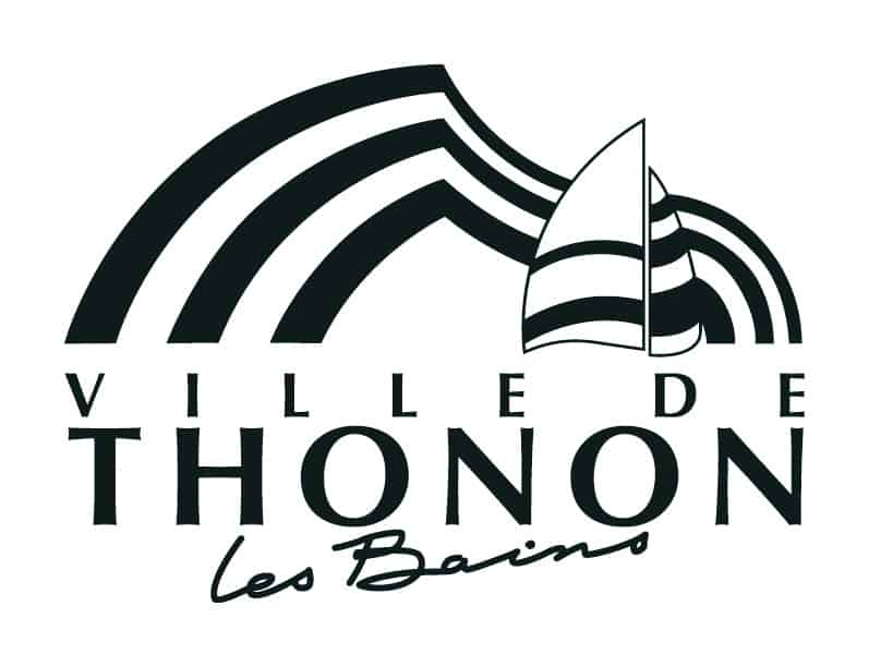 VILLE DE THONON LOGO BLANC