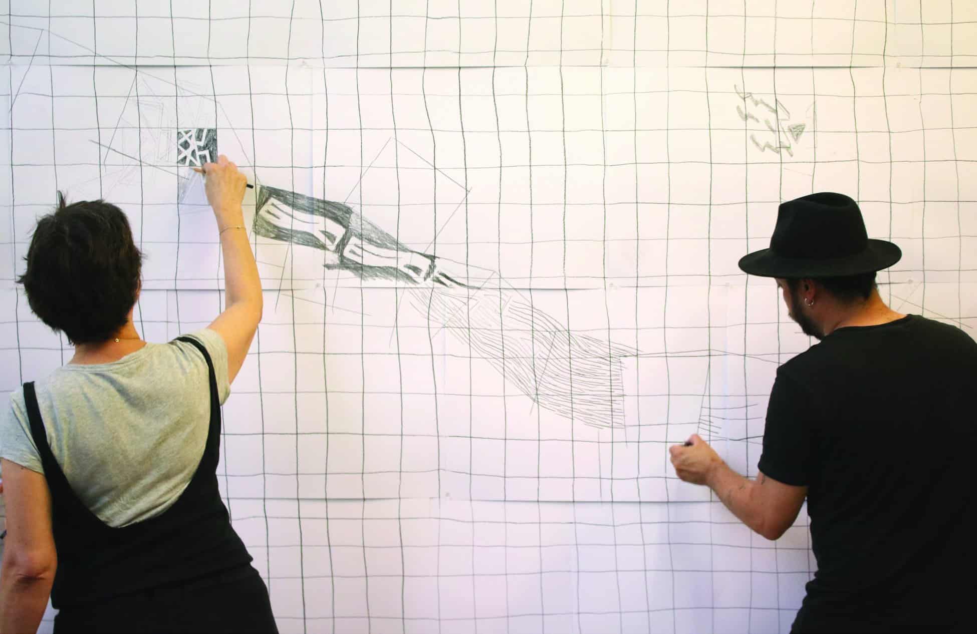 Véronique Delvodere et Didier Clain ©Atelier 11 Cité Falguière, 2022