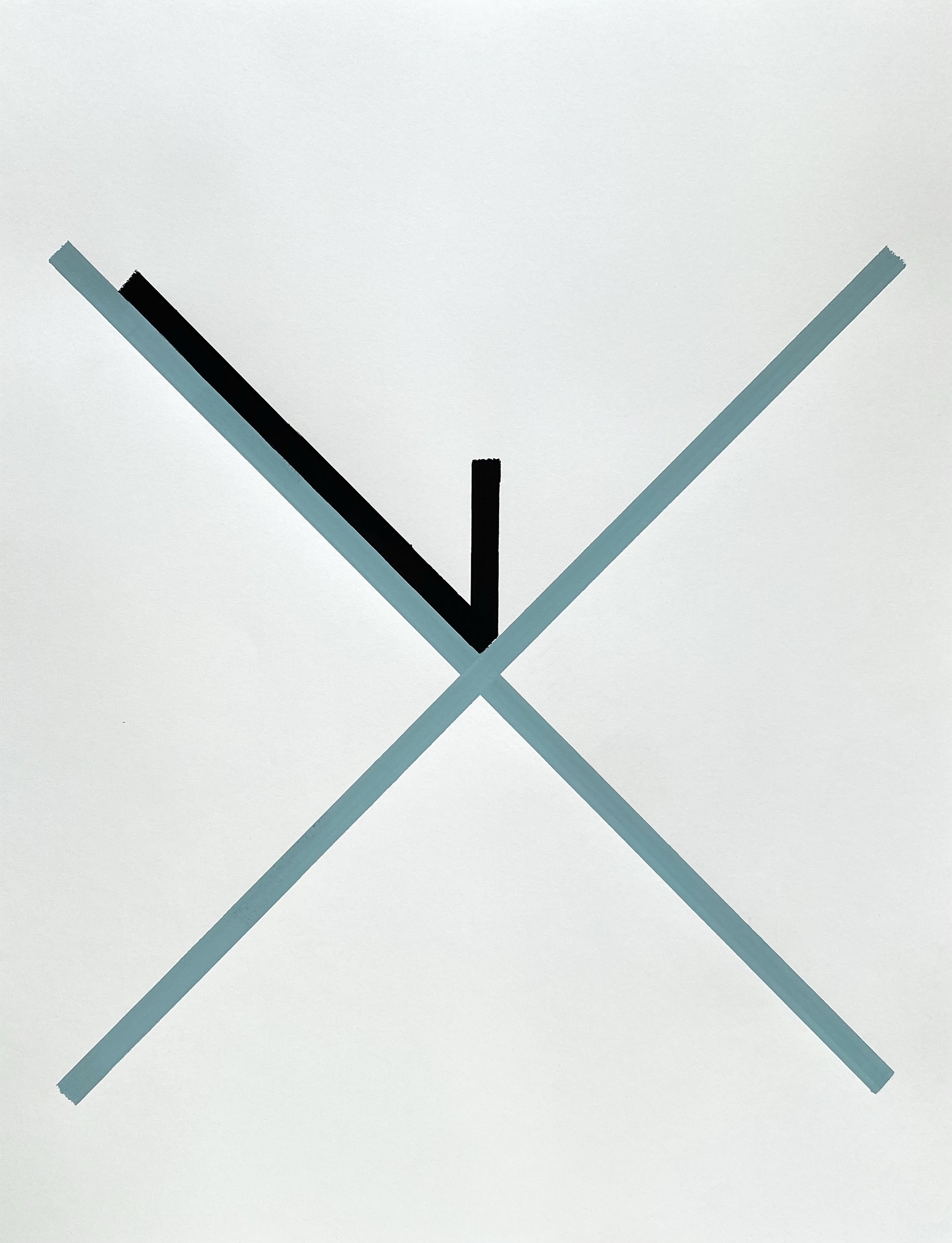 Sans titre, posca sur papier 200 g, 50 X 65 cm ; 2022 Michel Dector
