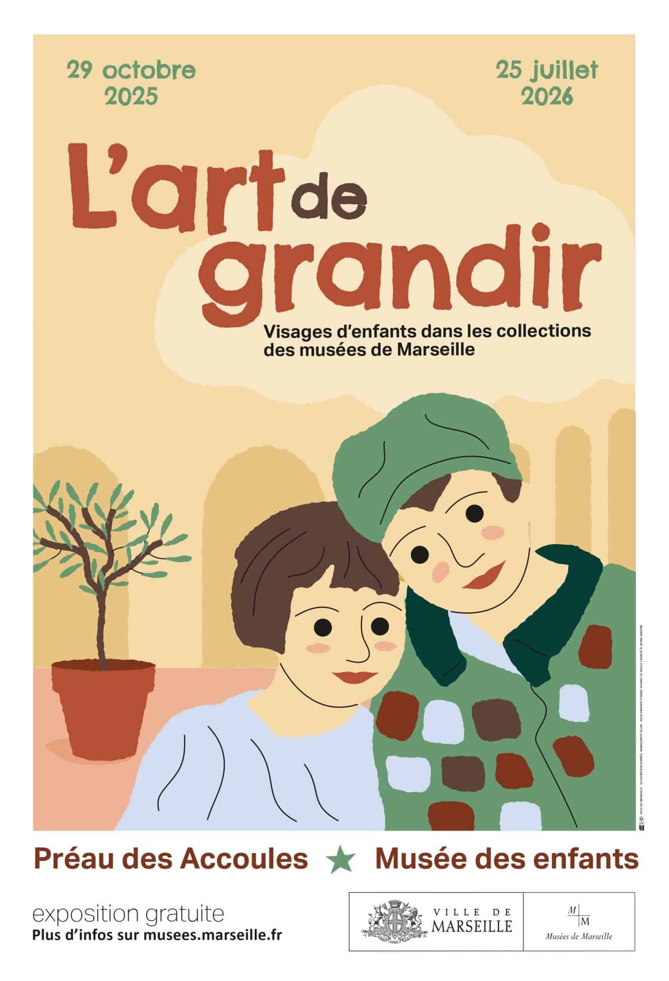 Affiche-Art-de-grandir-dapres-Marguerite-Allar-Deux-enfants-posa-2c31c8b55d3bdf8cfecd3f32f4a7f20c